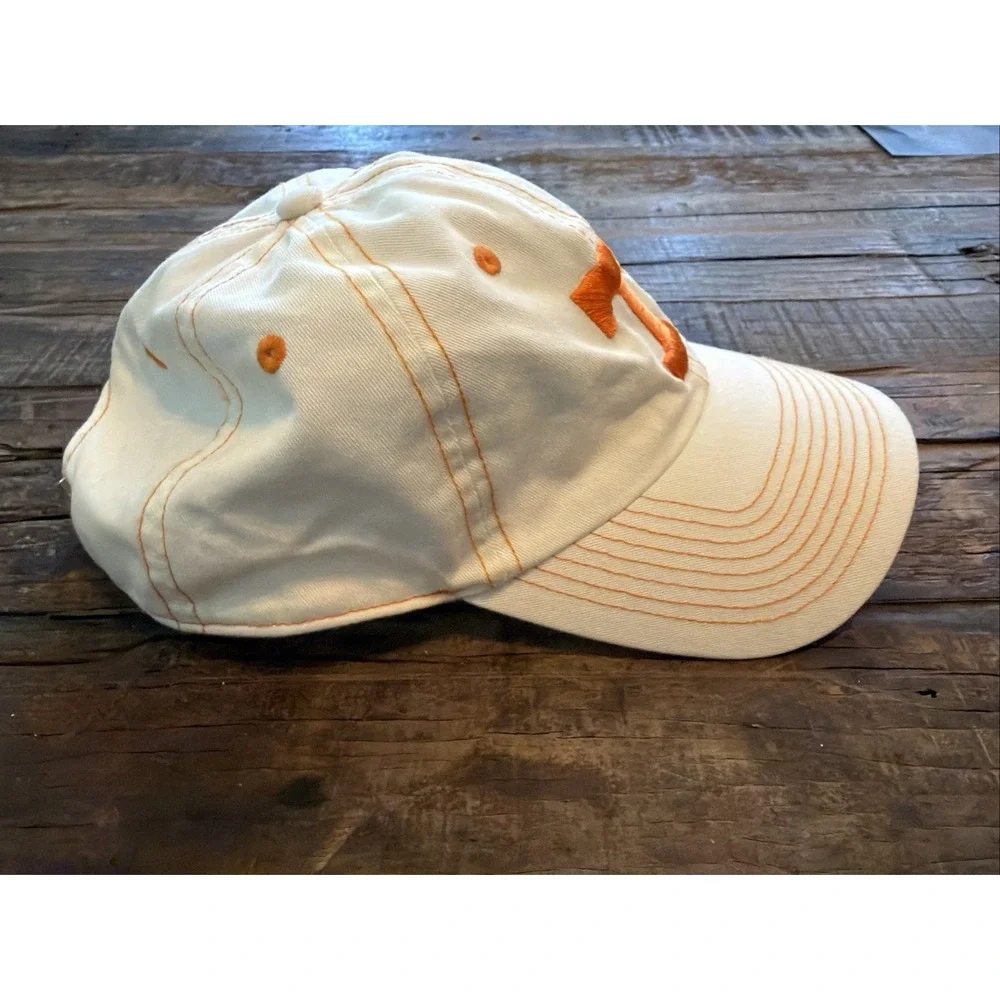 Tennessee Volunteers Adidas Hat Cap Mens Orange Beige Panel Logo Adjustable!
